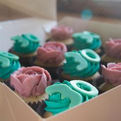 Custom birthday cupcakes